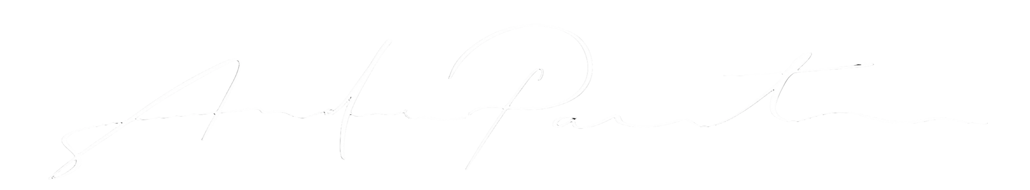 Signature-style text 'Anita Part' in white on a black background