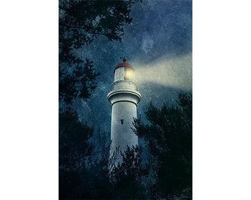 Fine art photography print 'Seeking Hope' by Andrew Para, featuring light breaking through darkness.