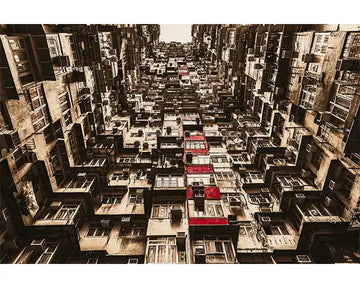 Powerful fine art print 'Monster' by Andrew Para, symbolizing the courage to face internal challenges.