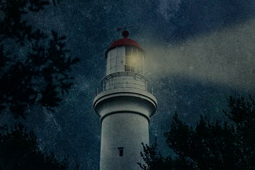 Fine art photography print 'Seeking Hope' by Andrew Para, featuring light breaking through darkness.